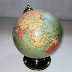 Replogle Illuminating Glass Library World Globe, circa 1960s