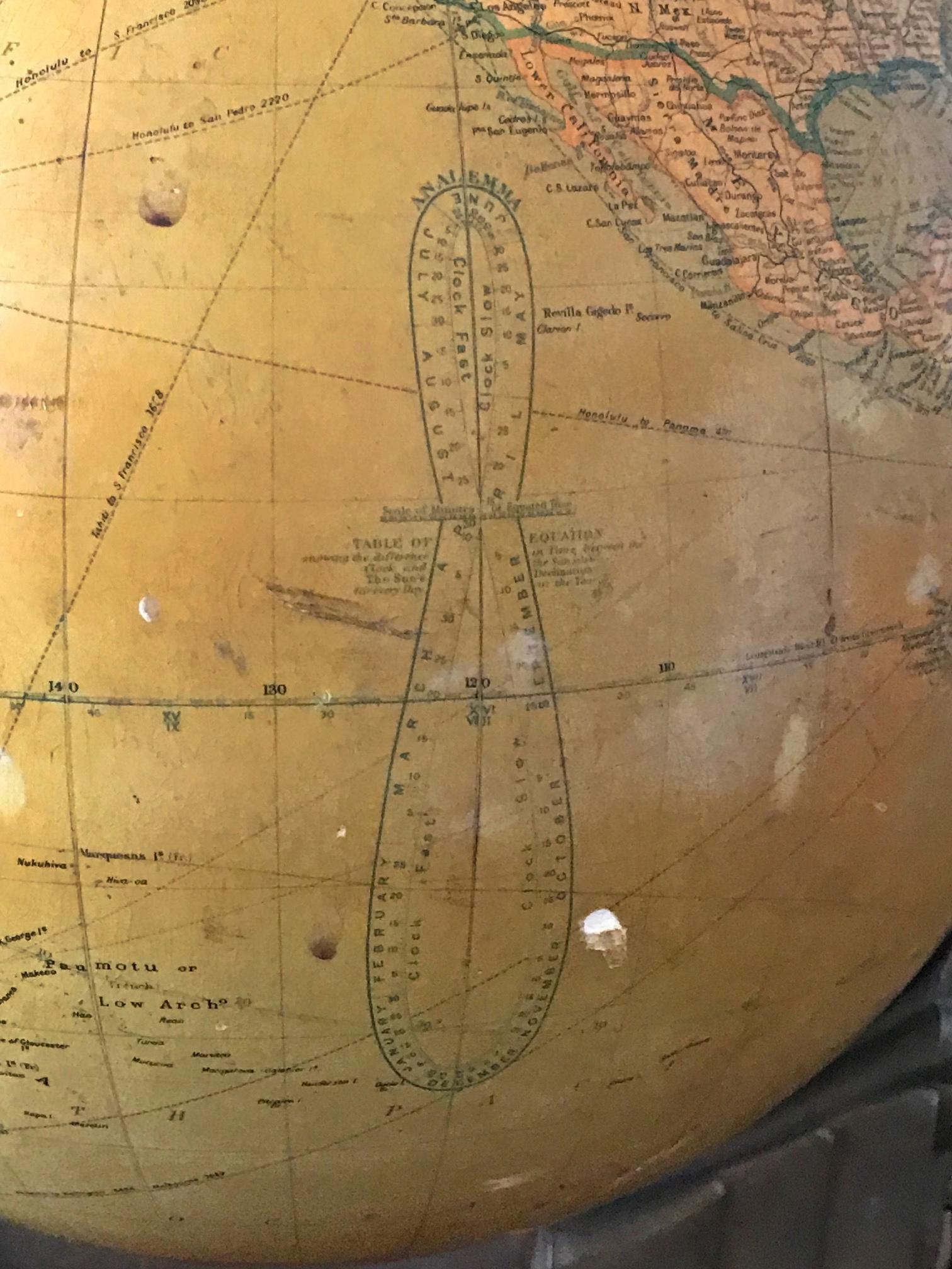 Replogle Library Globe Plus Replogle Illustrated Atlas, Late 1930s For Sale 2