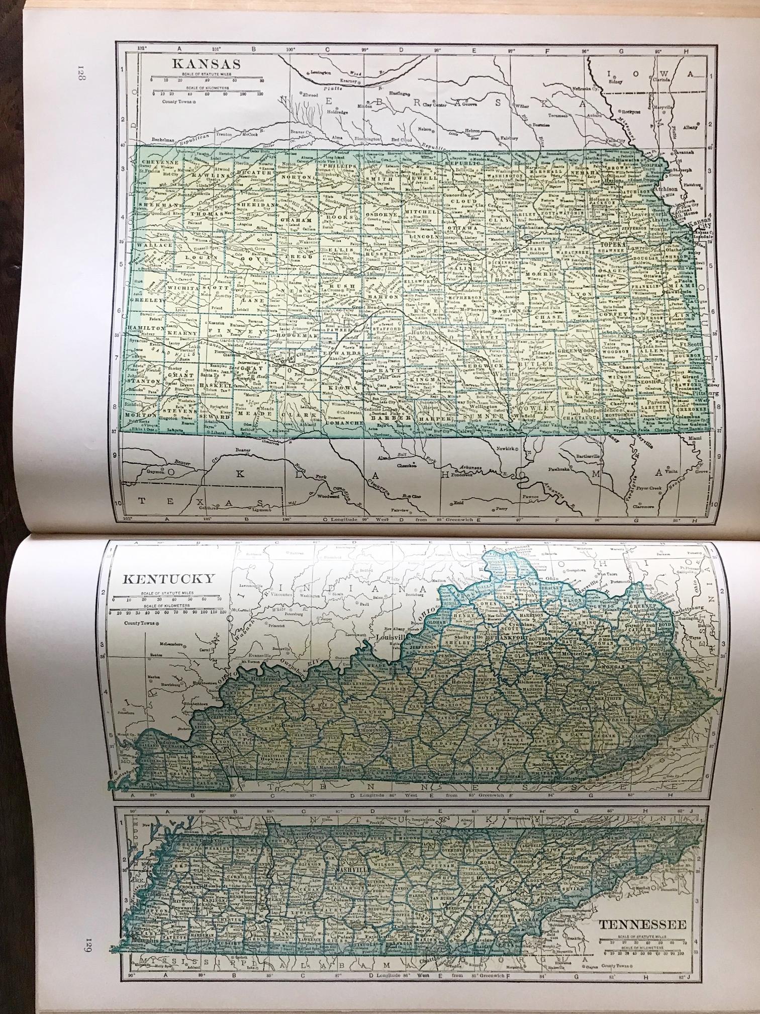 Replogle Library Globe Plus Replogle Illustrated Atlas, Late 1930s For Sale 9