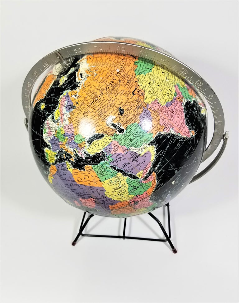 Replogle Globe Mid Century at 1stDibs