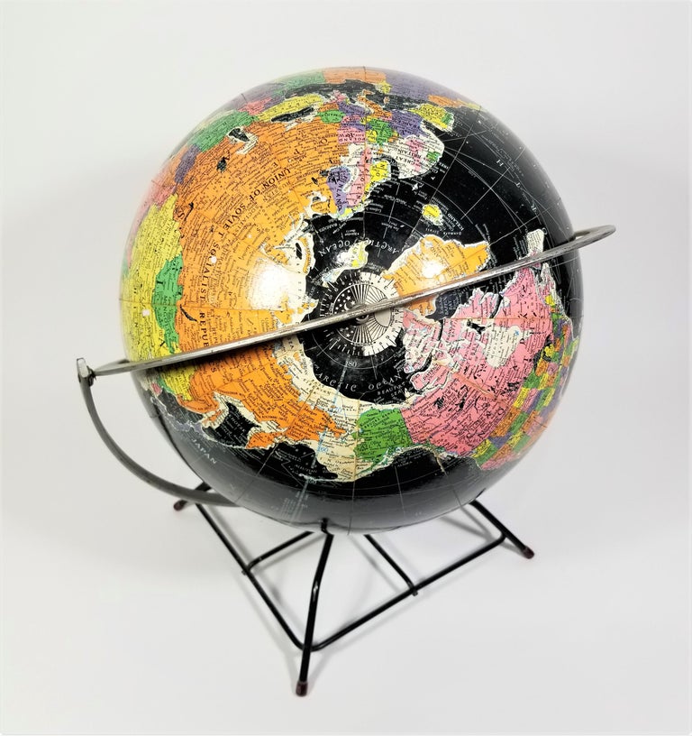 Replogle Globe Mid Century at 1stDibs