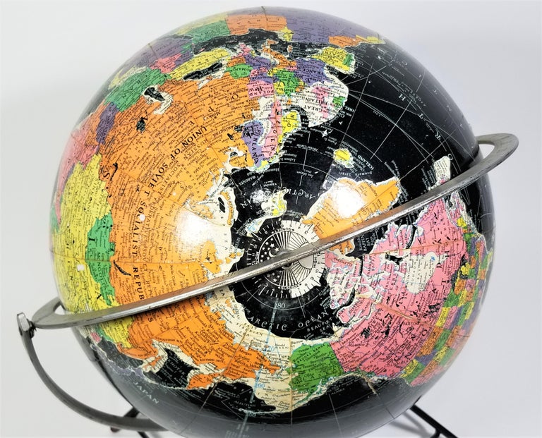 Replogle Globe Mid Century at 1stDibs