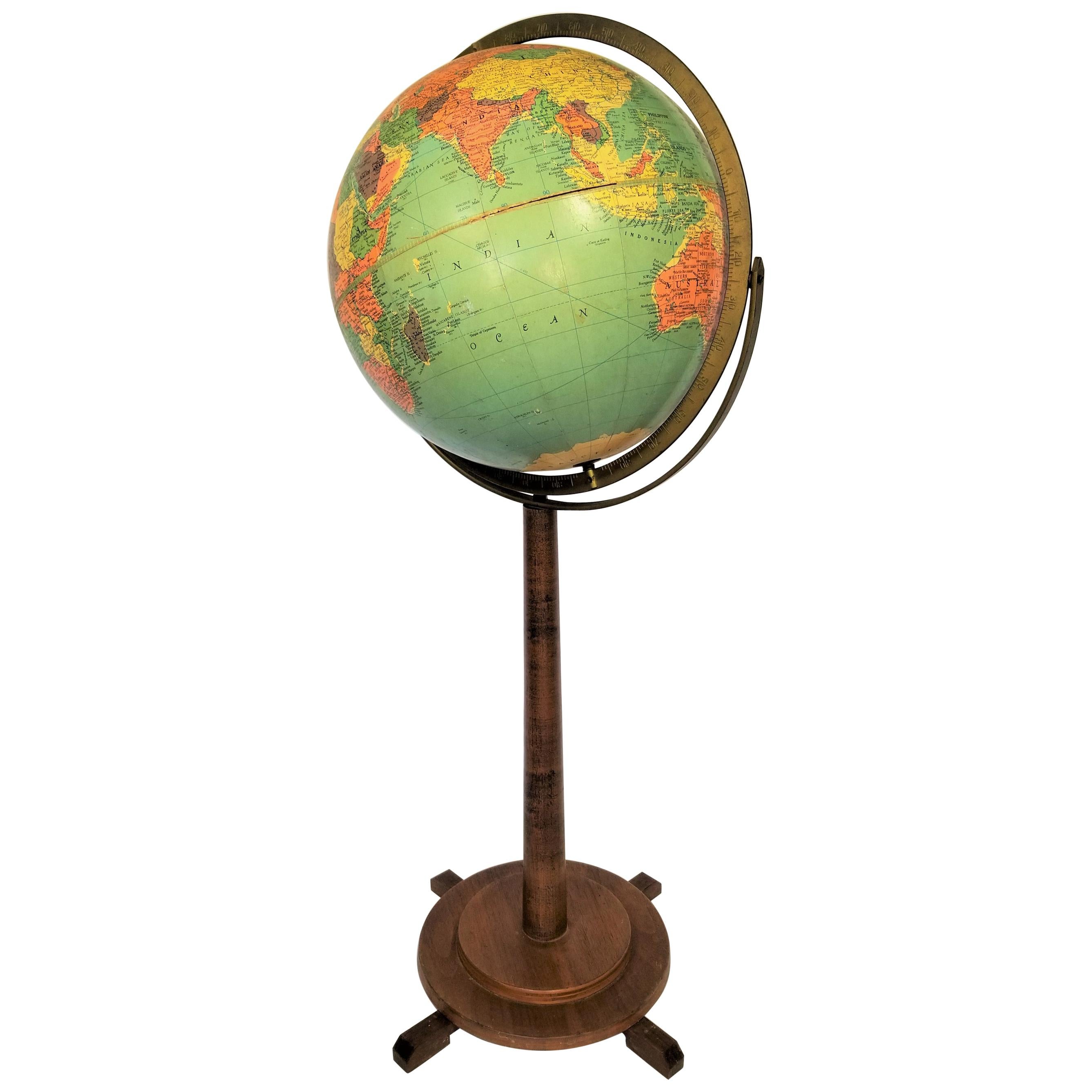Globes World Replogle Atlantis Globe - 12 Inch Educational World