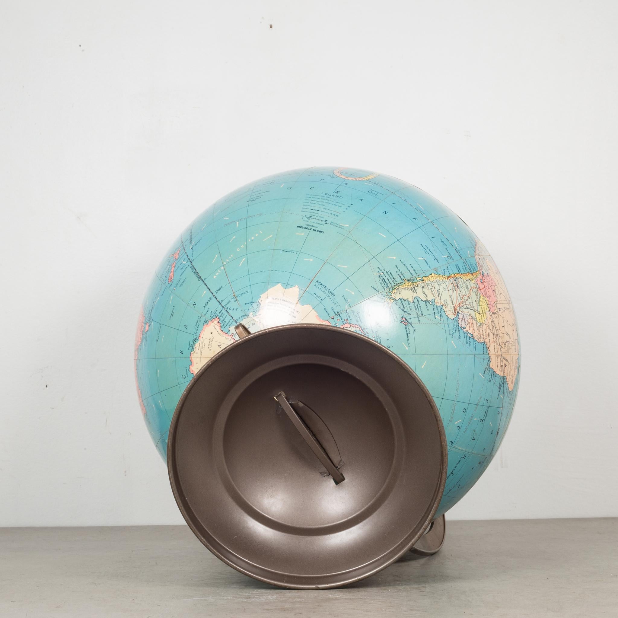 20th Century Replogle Standard Globe, circa Pre 1948