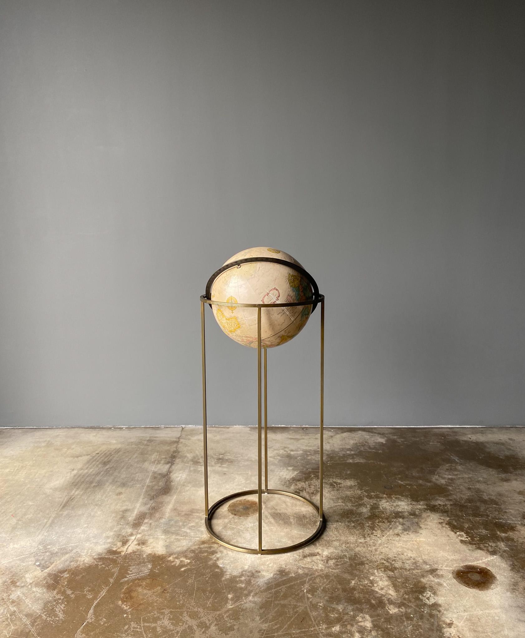 Replogle World Globe in the Style of Paul McCobb, 1960s 3