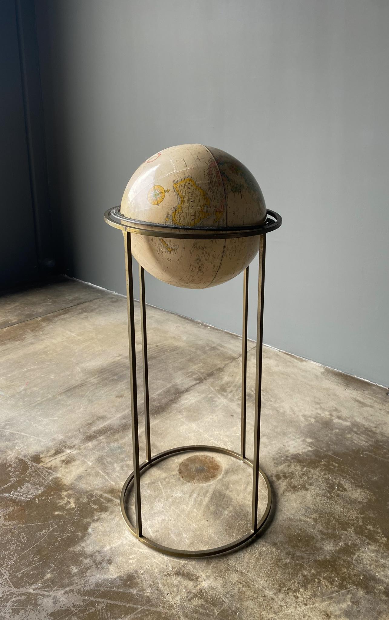 Replogle World Globe in the Style of Paul McCobb, 1960s 9