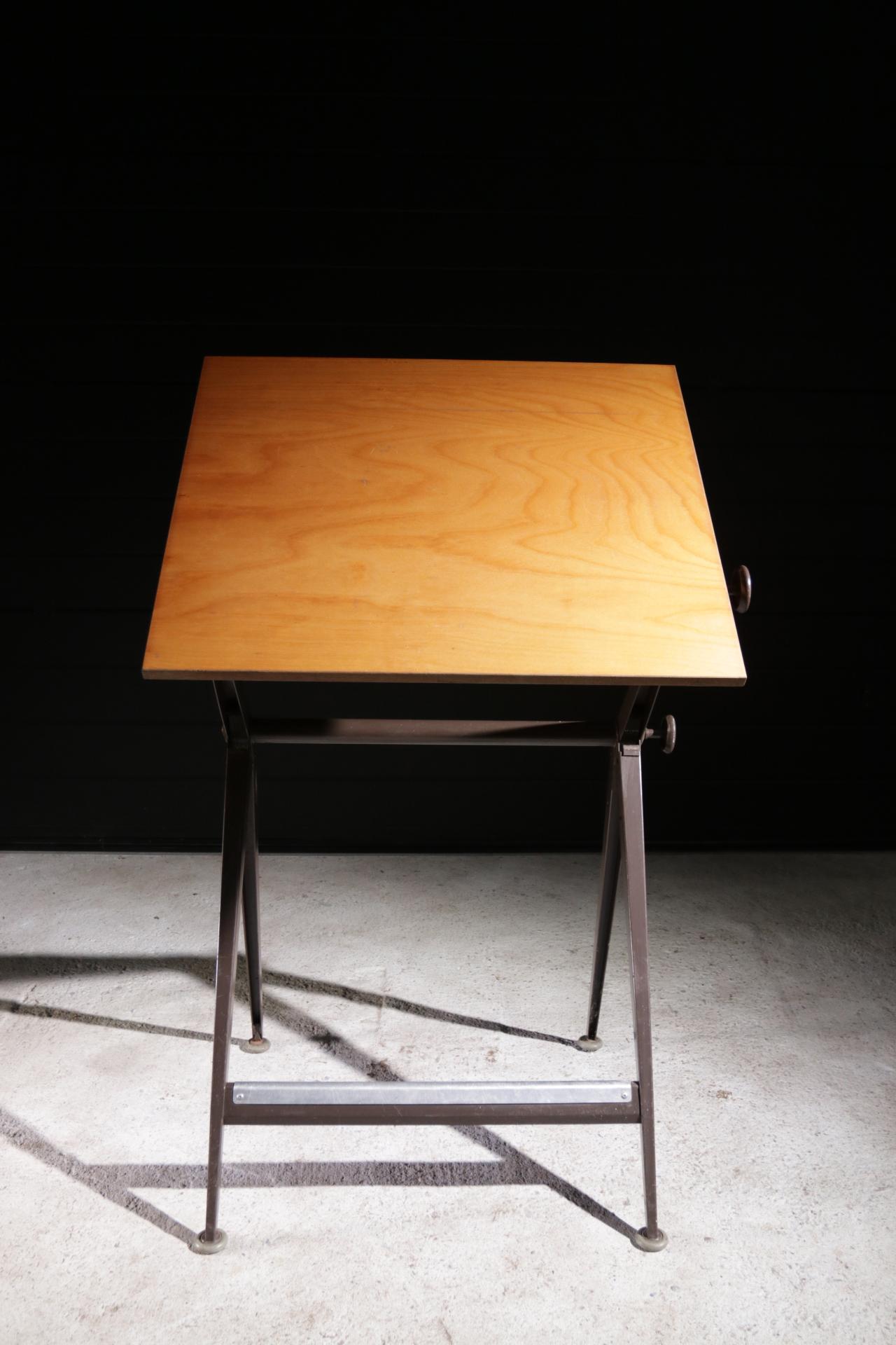 Industrial Reply Architect drafting table Friso Kramer - Wim Rietveld Ahrend Cirkel 1959