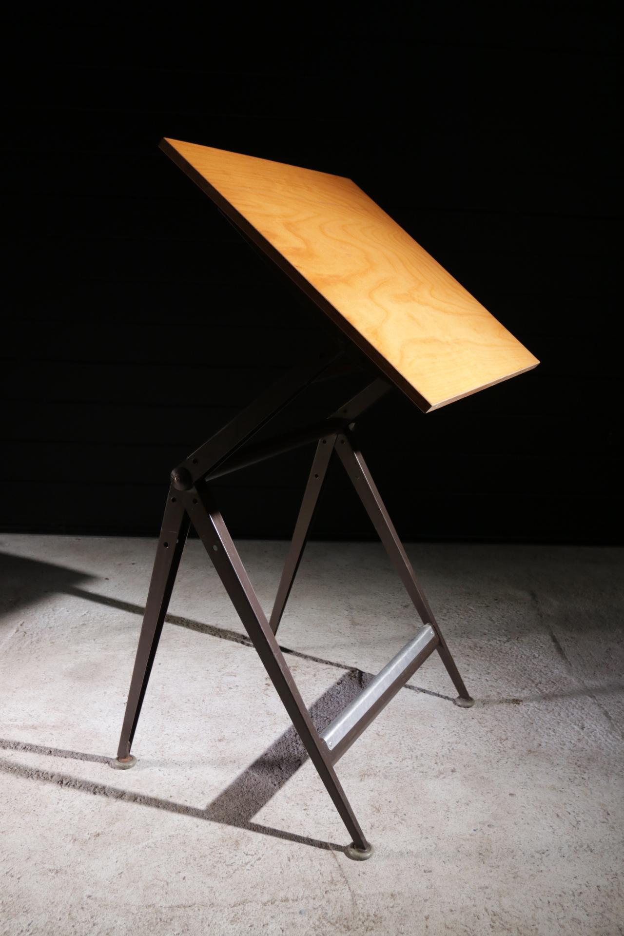 Steel Reply Architect drafting table Friso Kramer - Wim Rietveld Ahrend Cirkel 1959