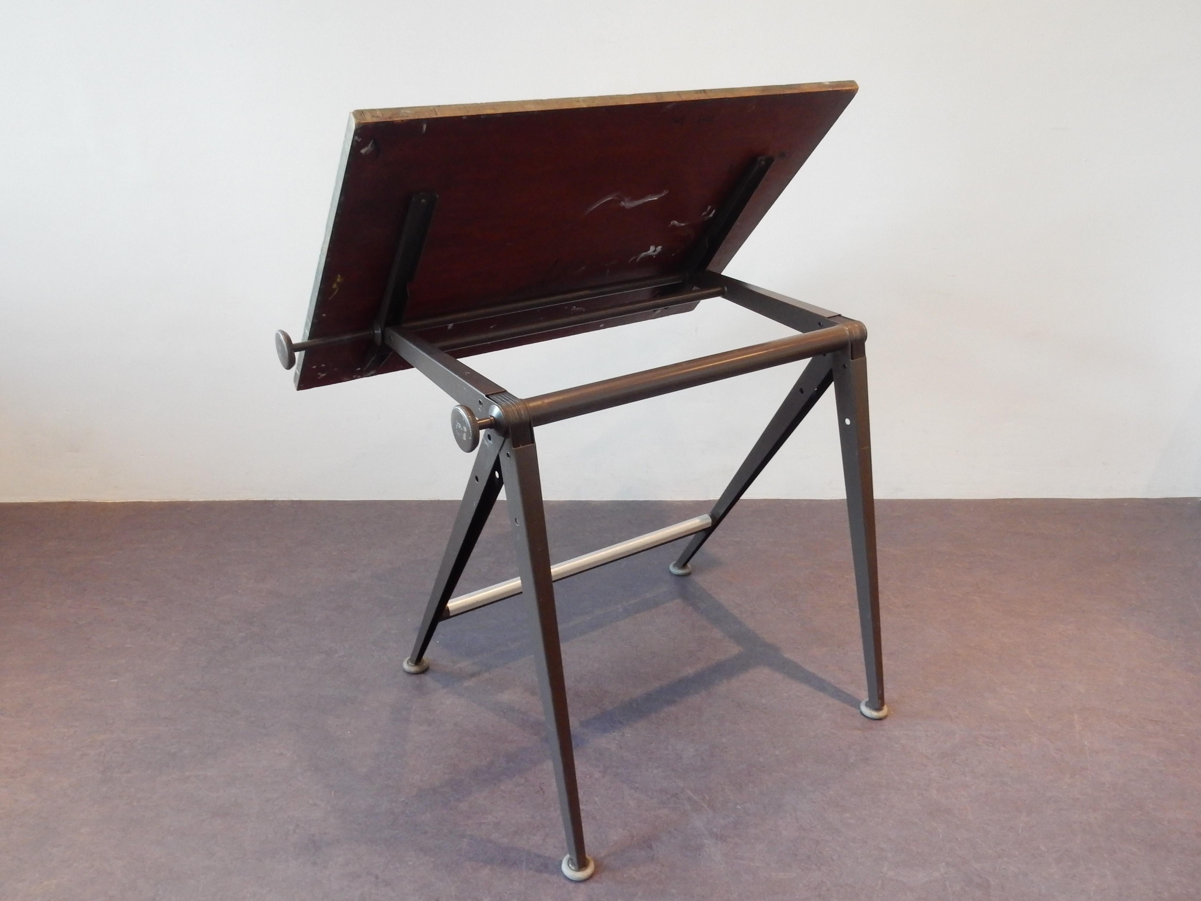 Mid-Century Modern 'Reply' Drafting Table by Friso Kramer and Wim Rietveld for Ahrend, Dutch design
