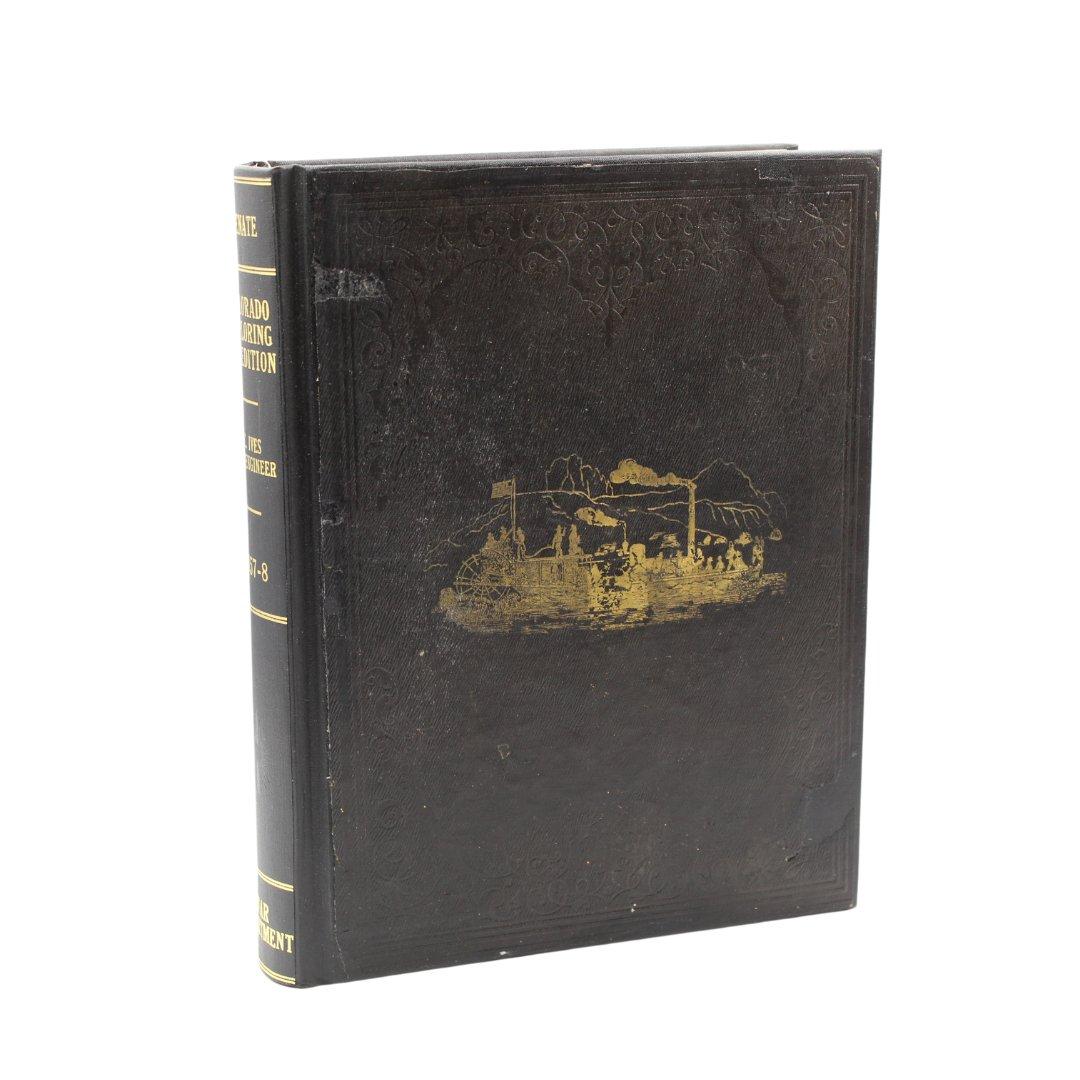 Ives, Joseph Noël. Rapport sur le fleuve Colorado de l'Ouest. Washington : Government Printing Office. Première édition, édition du Sénat. Largement illustré de cartes, de gravures, de planches lithographiques, de panoramas et de gravures sur bois.