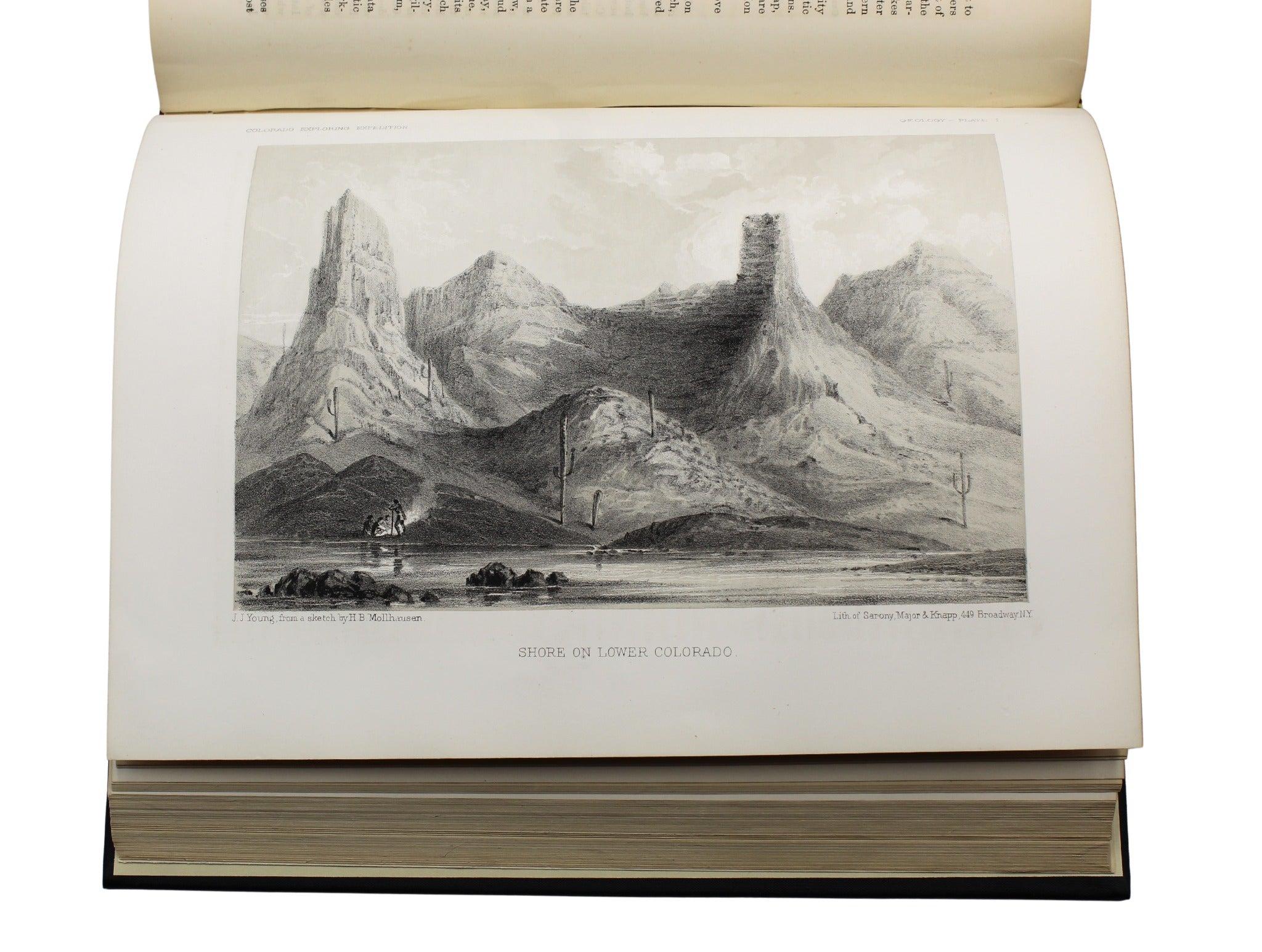 Tissu Report on the Colorado River of the West par Joseph Ives, première édition, 1861 en vente