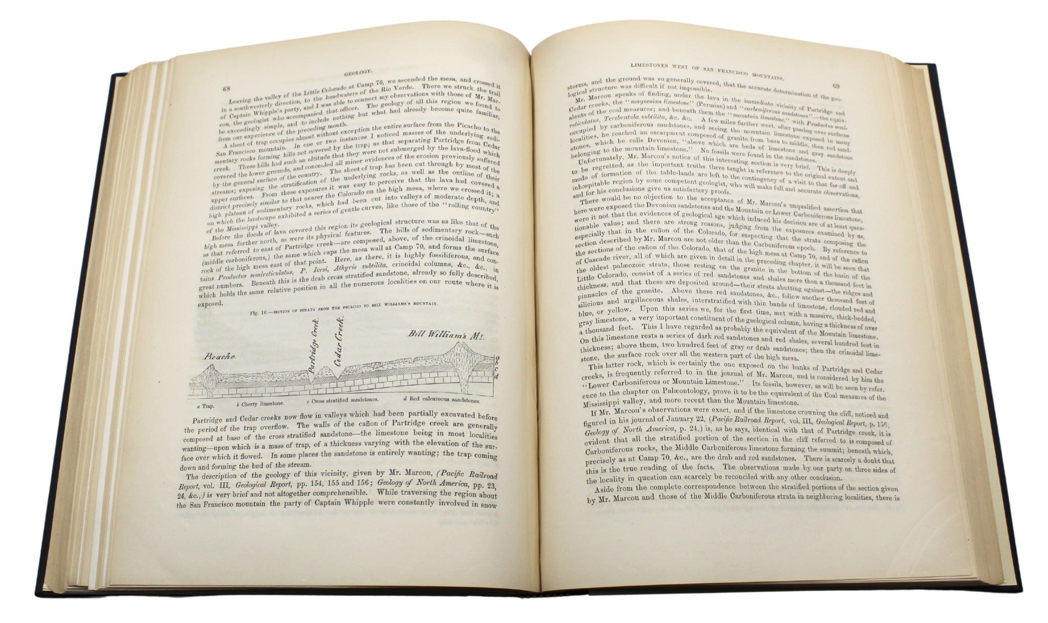 Report on the Colorado River of the West par Joseph Ives, première édition, 1861 en vente 1