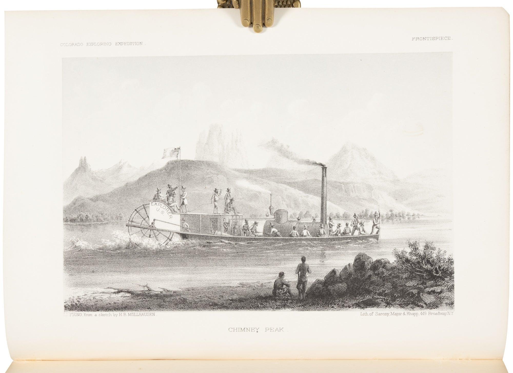 Report on the Colorado River of the West par Joseph Ives, première édition, 1861 en vente 2