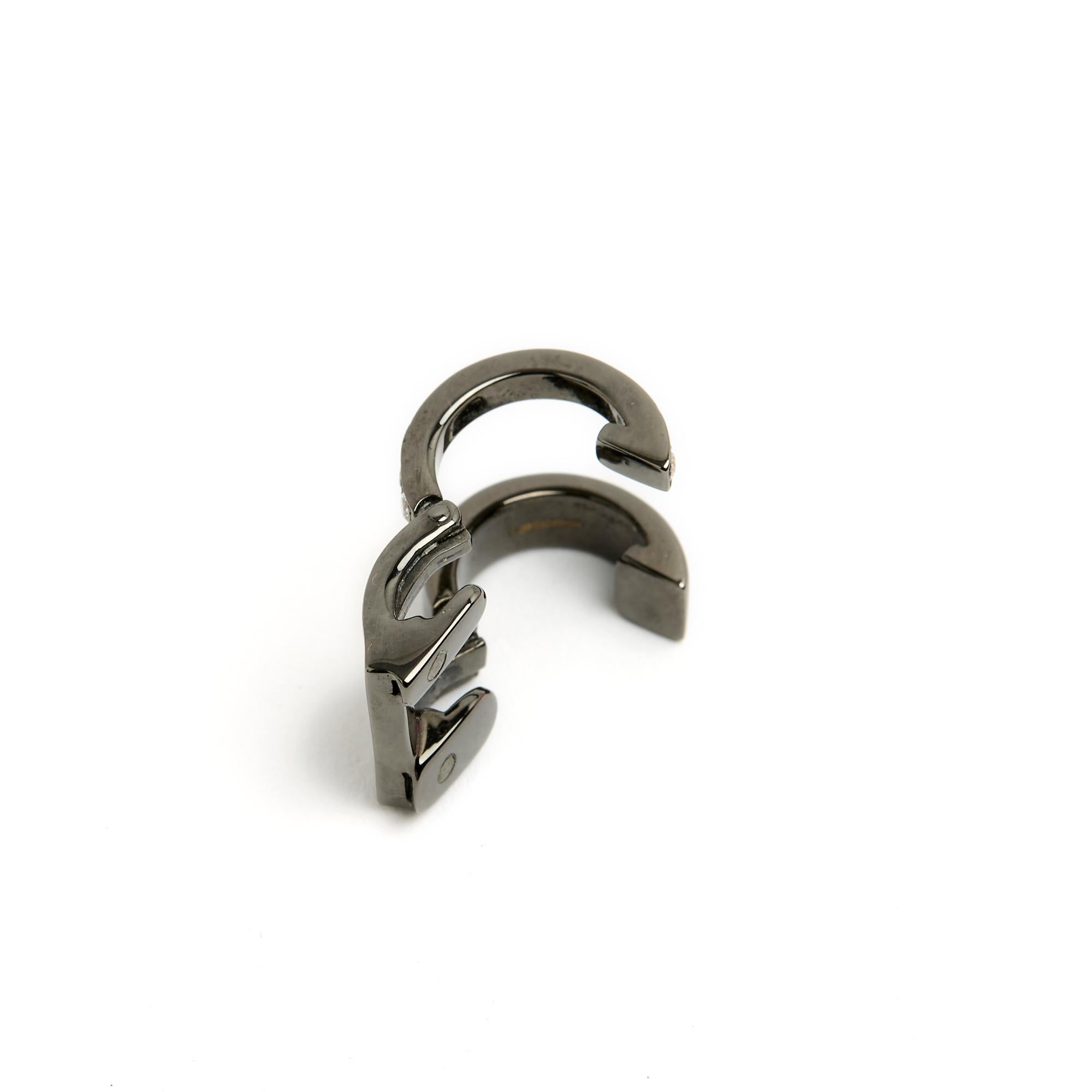 Repossi 2023 Berbere Schwarzgold Diamanten Ohrring Clip-Ohrschnalle  im Zustand „Neu“ im Angebot in PARIS, FR
