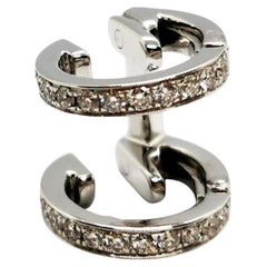 Repossi Drop Earrings Berbère White Gold Diamond