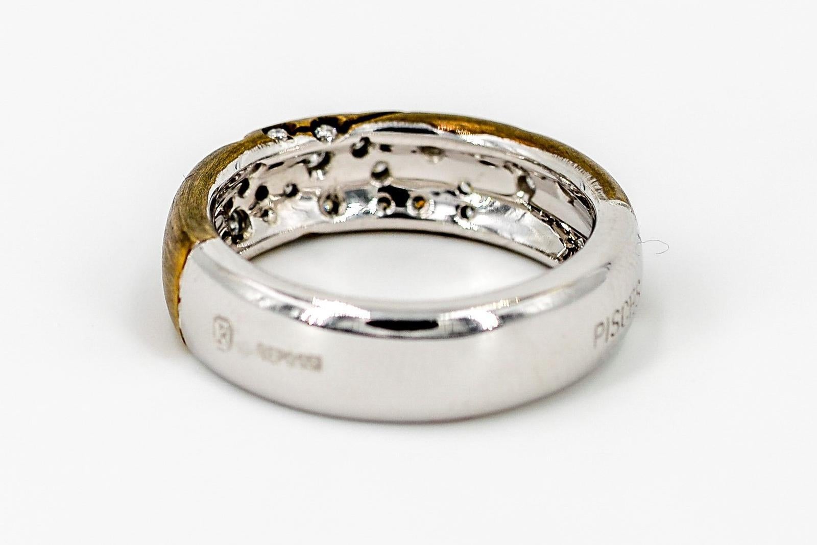 Repossi Ring Astrale mit Golddiamanten (Brillantschliff) im Angebot