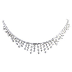 Repossi Prinzessin-Halskette aus Weißgold und Diamanten
