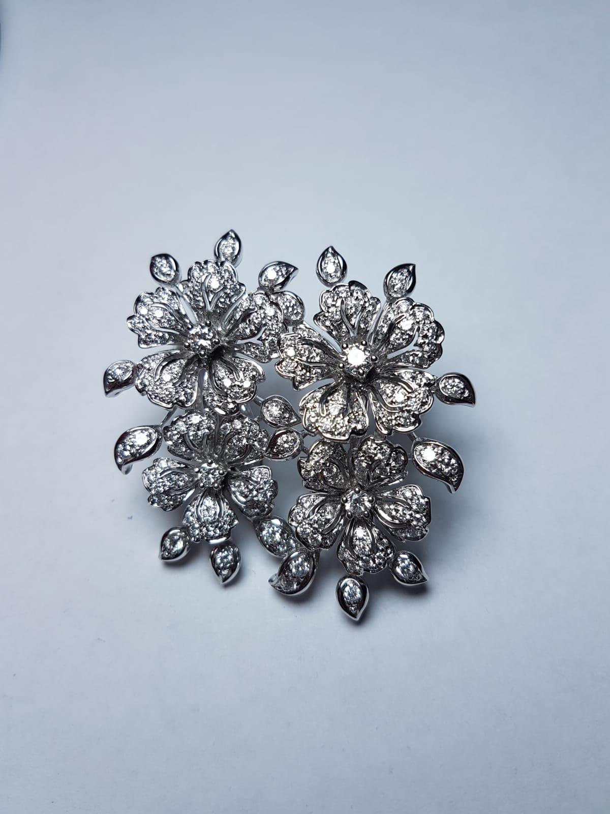 Repossi White Gold Diamond Stud Earrings For Sale 2