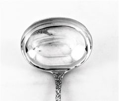 Repousse Sterling Ladle