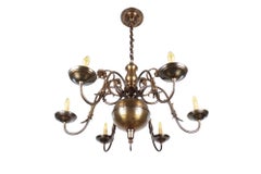 Representative Brass Flemish Chandelier