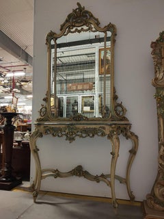 Representative Console with a Mirror, Venetian Neorococo, after 1900