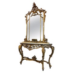 Representative Console with a Mirror, Neorococo, after 1900