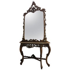 Representative Console with a Mirror, Neorococo