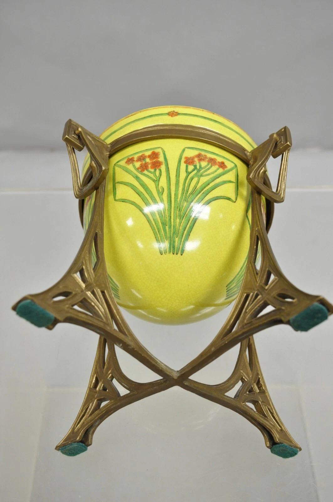 Repro Art Nouveau Lidded Serving Dish Sugar Bowl Tureen on Stand after WMF For Sale 2