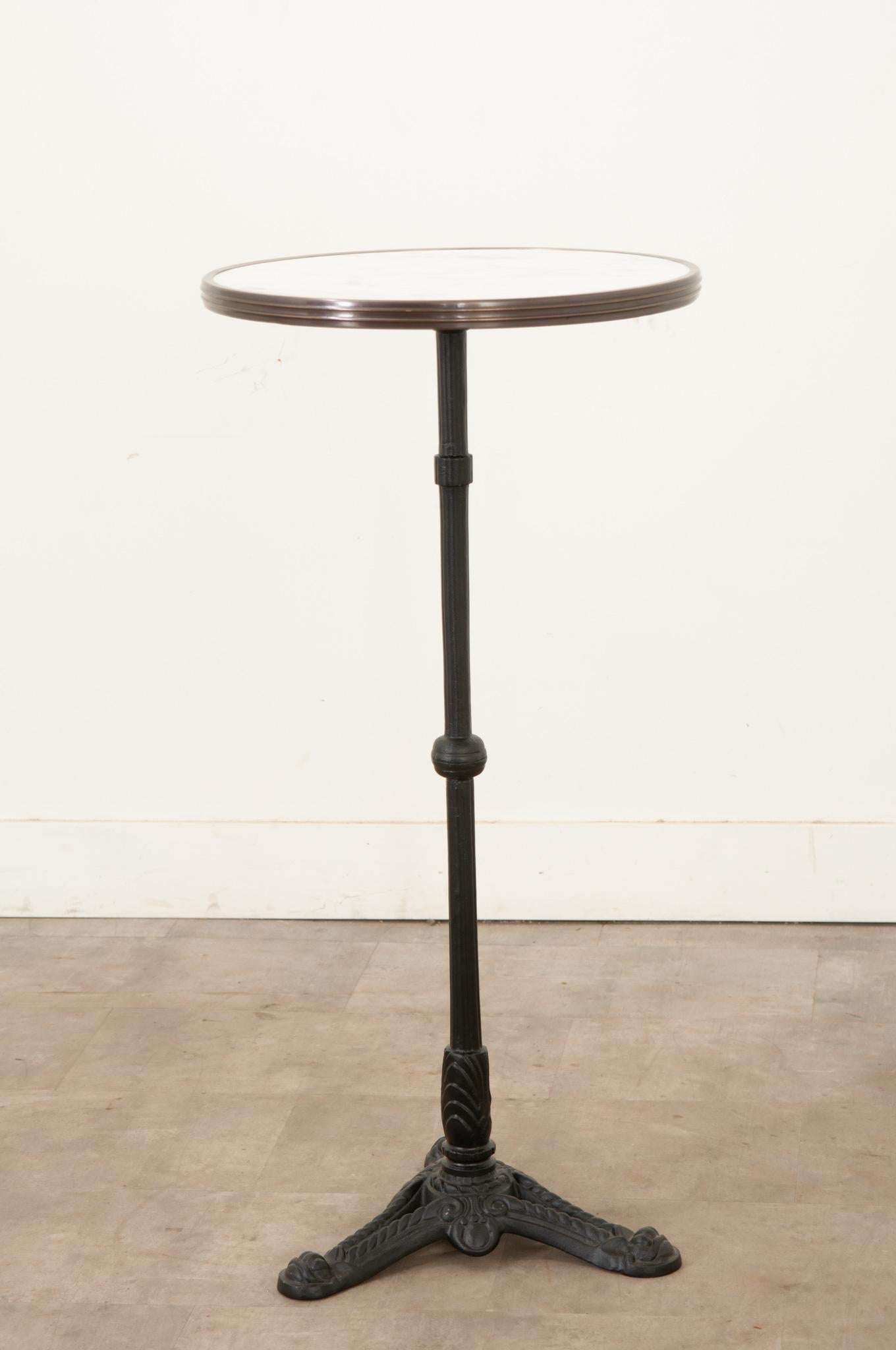 Reproduction French Bistro Table In Good Condition For Sale In Baton Rouge, LA