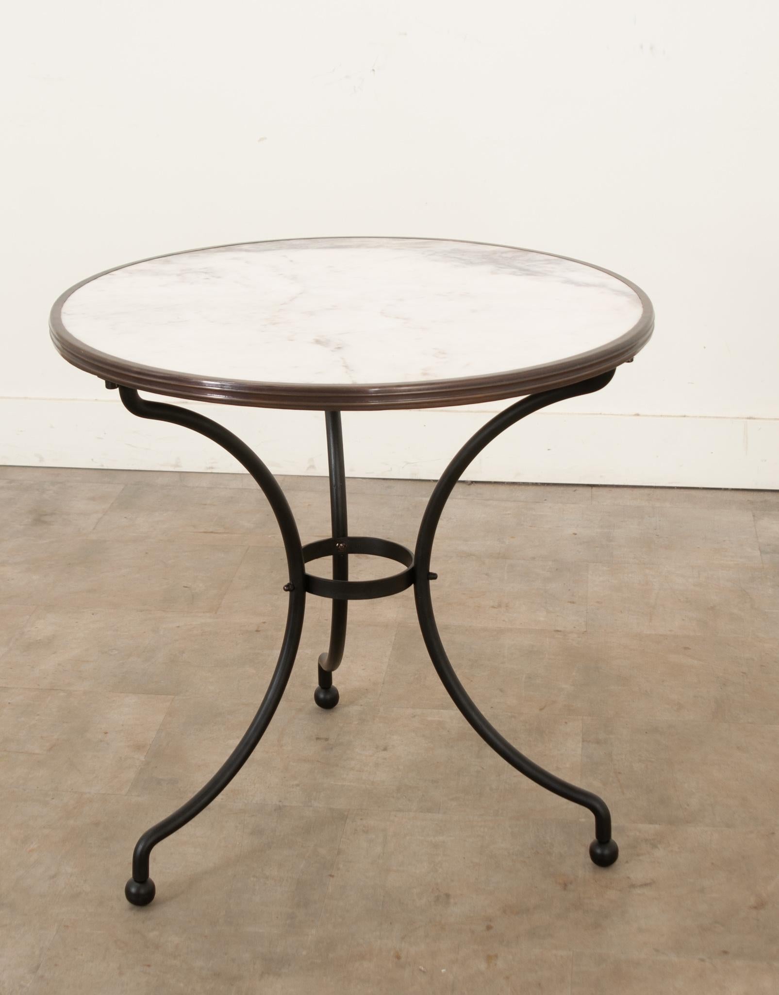 Art Nouveau Reproduction French Cafe Table For Sale