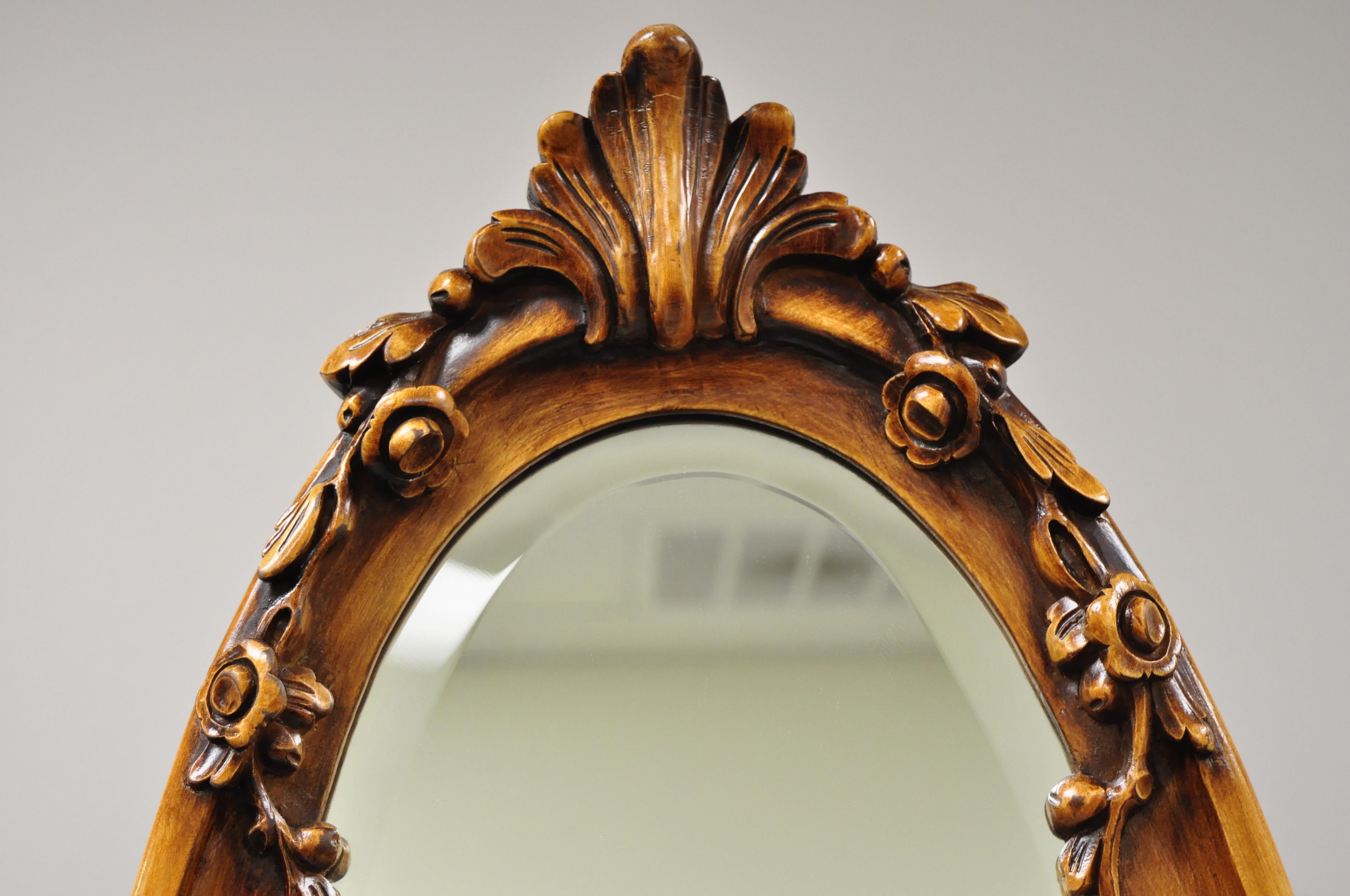 standing oval mirror