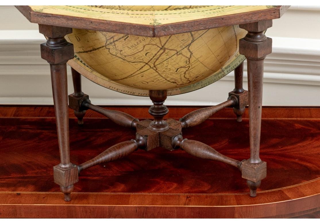 Reproduction Giovanni Maria Cassini 1790 Globe terrestre et 1792 Globe céleste en vente 9