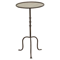 Reproduction Iron & Mirror Drink Table