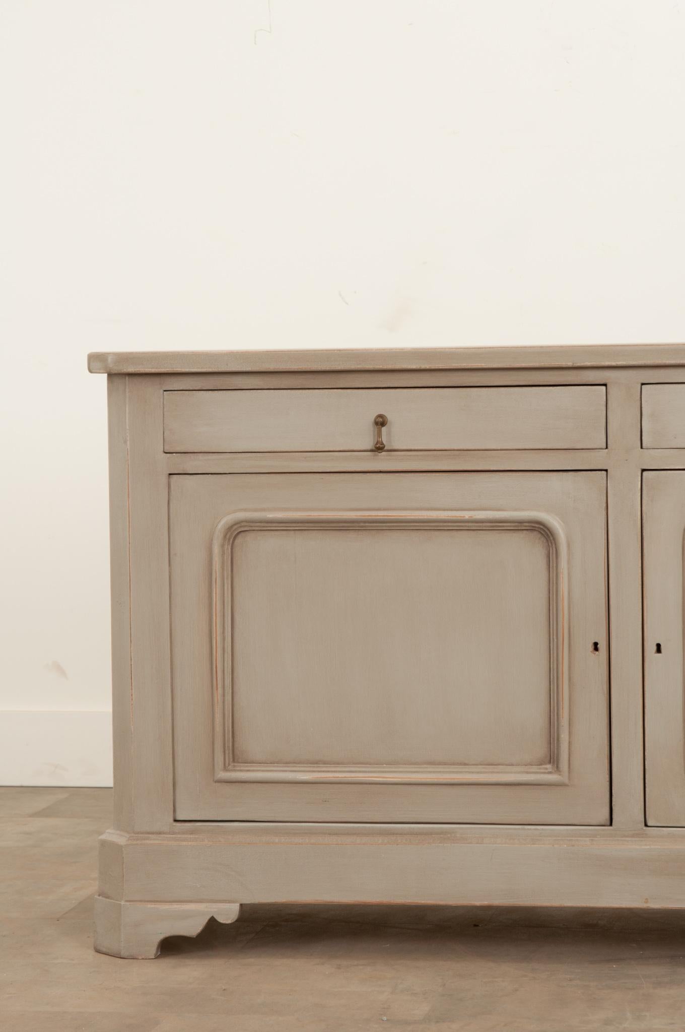 Hand-Crafted Reproduction Louis Philippe Style Painted Enfilade