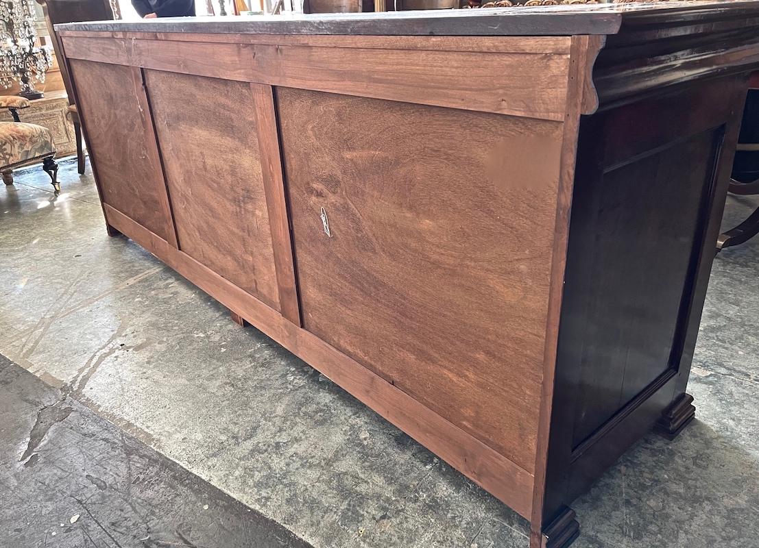 Reproduction of a French 19th Century 4 Door Stained Cherrywood Buffet 6