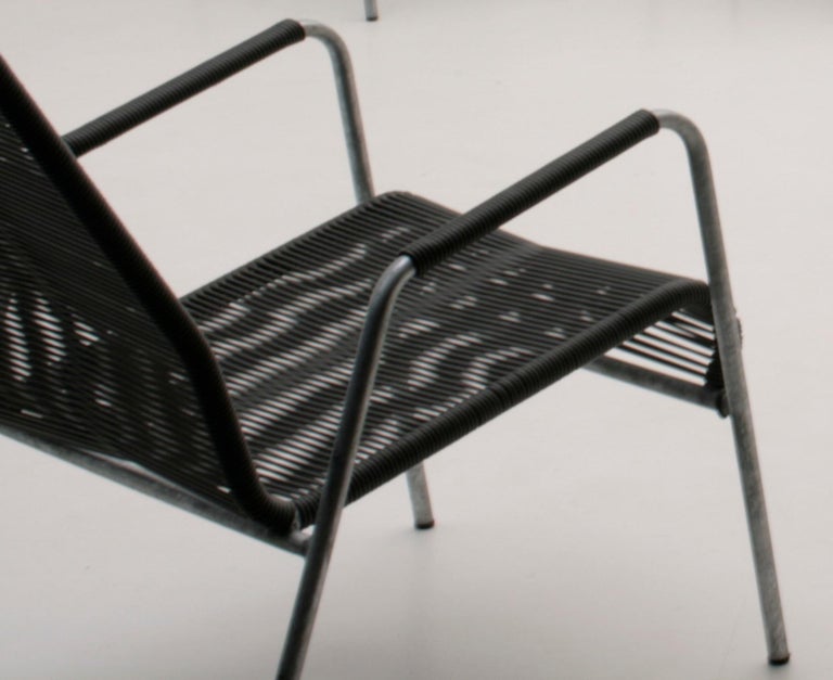 Reproduction of Famous Swiss Outdoor 'Spaghetti' Lounge Chair from the
