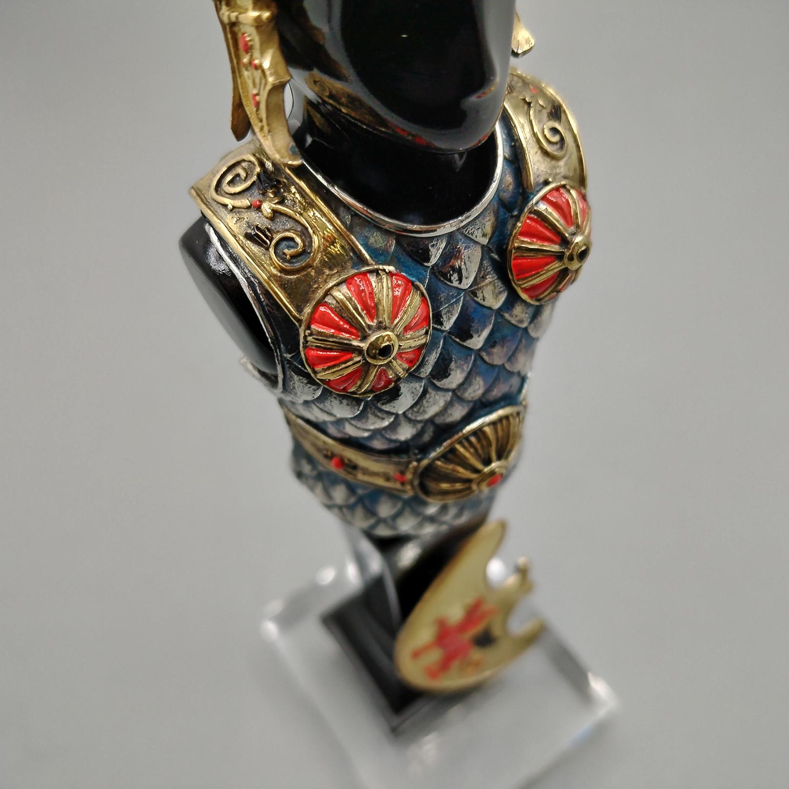 Reproduction of Persian Armor 7th century BC in 800 silver in vendita 1