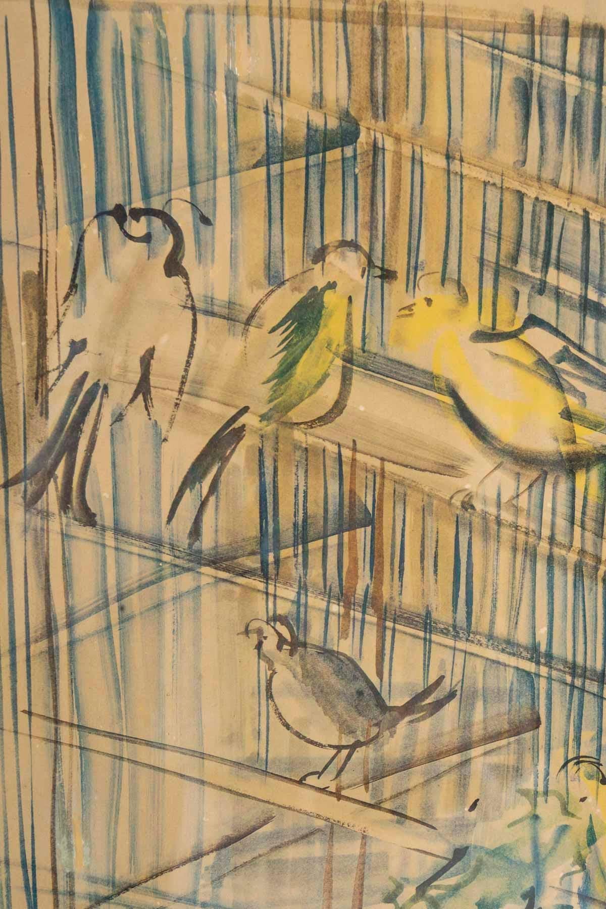 Européen Reproduction de Raoul Dufy encadrée, XXe siècle. en vente