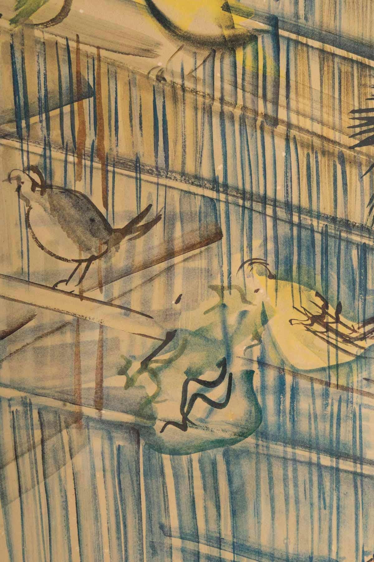 Reproduction de Raoul Dufy encadrée, XXe siècle. Bon état - En vente à Saint-Ouen, FR