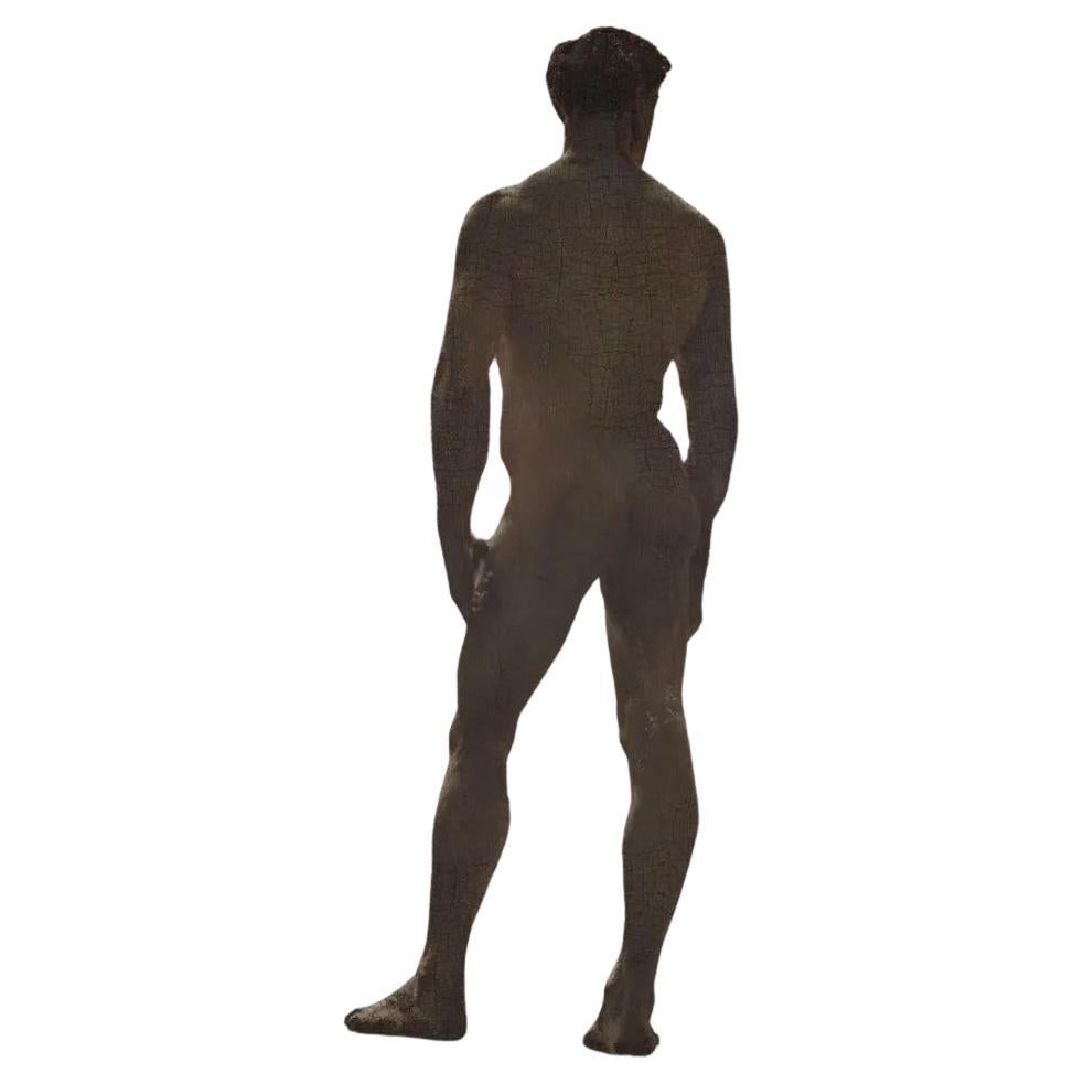 This wall reproduction is inspired by Académie de Dos, an academic study by 19th-century French painter Gilbert-Jean Amédée. True to the teachings of the École des Beaux-Arts, the work highlights the male nude from behind, depicted with anatomical