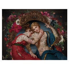 Reproduction of the Painting "Amy and Blake" by Contemporary Artist Voglio Bene