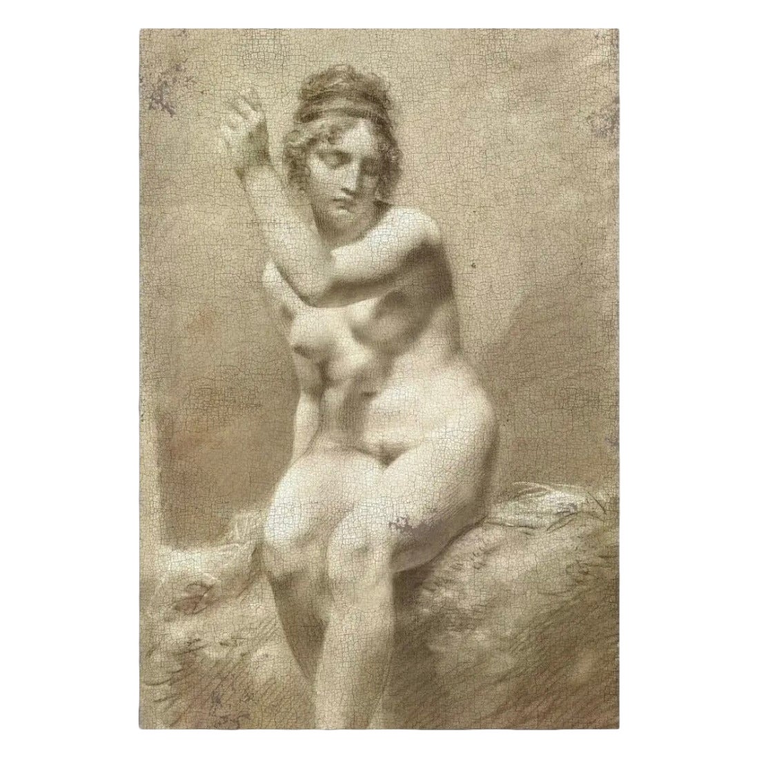 Reproduction of the Painting "Étude d’un nu féminin" by Pierre-Paul Prud’hon