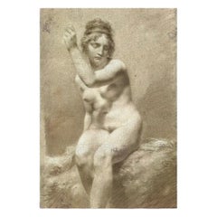 Reproduction of the Painting "Étude d’un nu féminin" by Pierre-Paul Prud’hon
