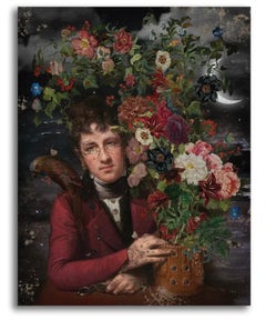 Reproduction of the Painting "Le Botaniste" by Contemporary Artist Voglio Bene