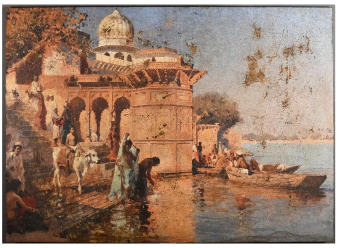 reproduction of the painting 