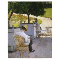 Reproduction of the Painting "Les Orangers" by Painter Gustave Caillebotte