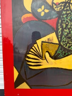 Reproduction Picasso Lacquered Poster on Board 45" x 33"