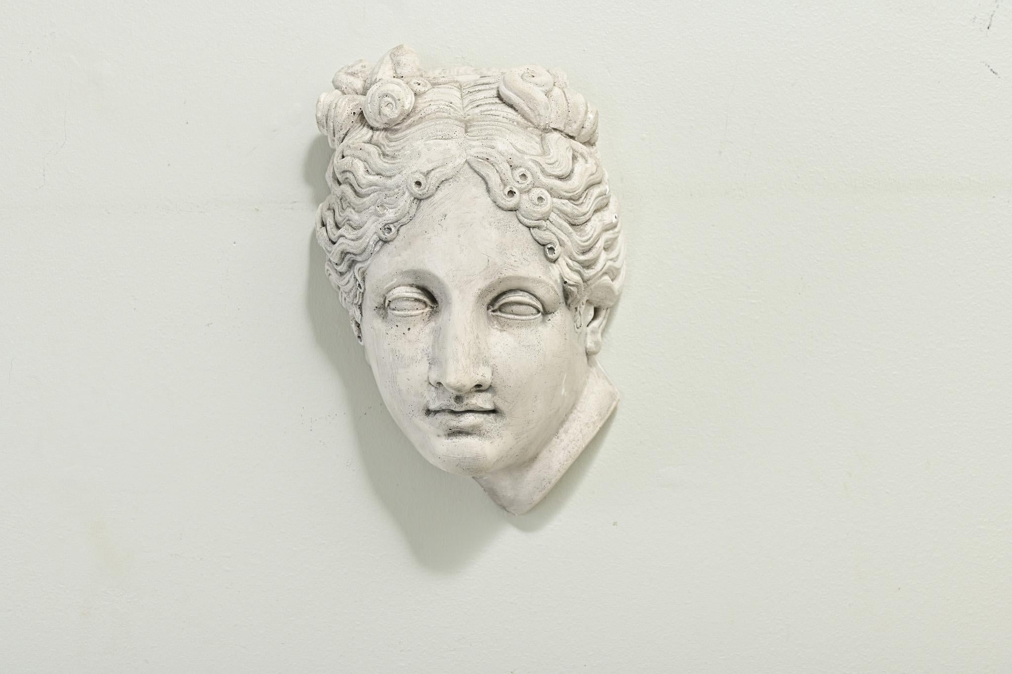 Esta reproducción del busto de escayola de Venus de Milo cuelga de la pared y causa sensación. El busto está listo para colgar en tu interior, mira las imágenes detalladas para ver el estado actual. 