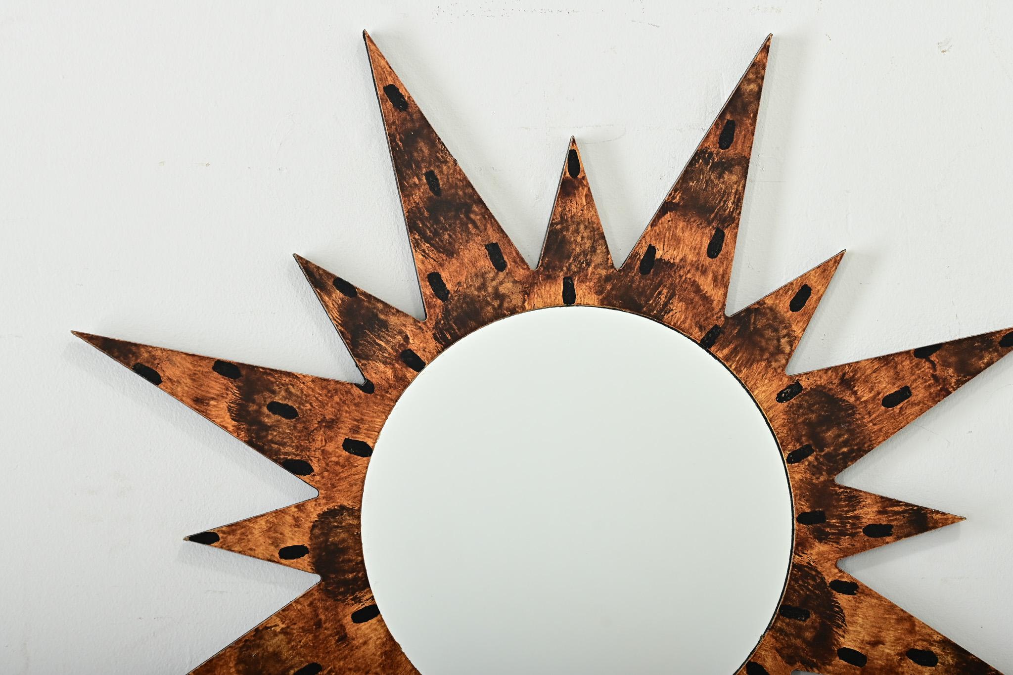 Autre Reproduction d'un miroir à étoiles rayonnantes en vente