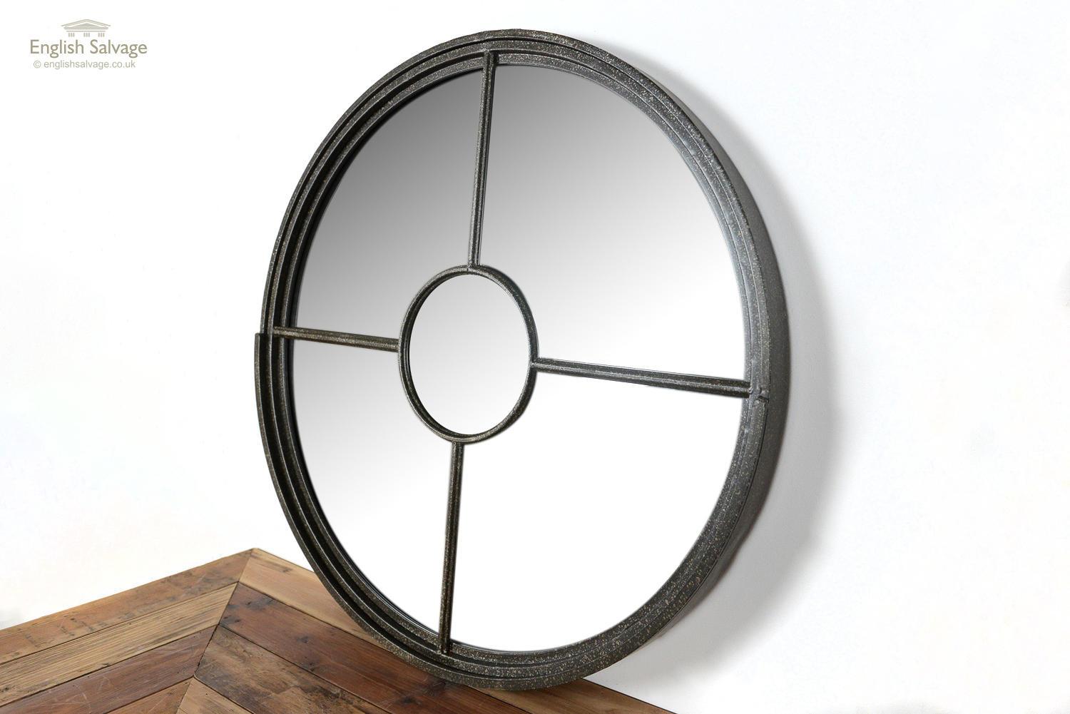 Reproduction Round Window Mirror, 20th Century In Good Condition For Sale In London, GB